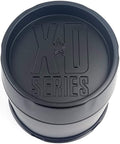 KMC CAP PUSH THRU S-BLK 3.27"