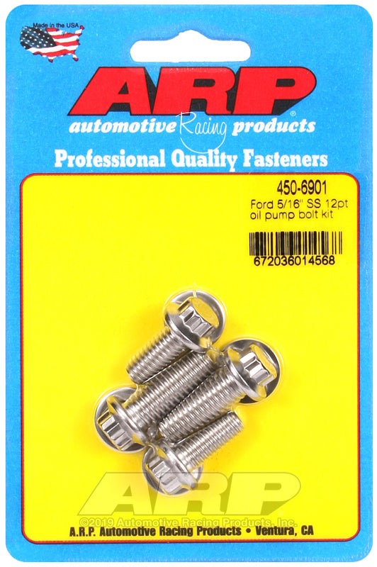 ARP Ford SS 5/16in 12pt oil pump bolt kit
