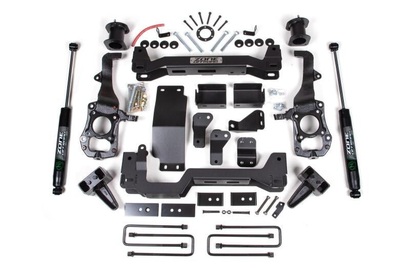 Zone Offroad 21-24 Ford F150 6 in Zone Lift System w/Nitro Shocks