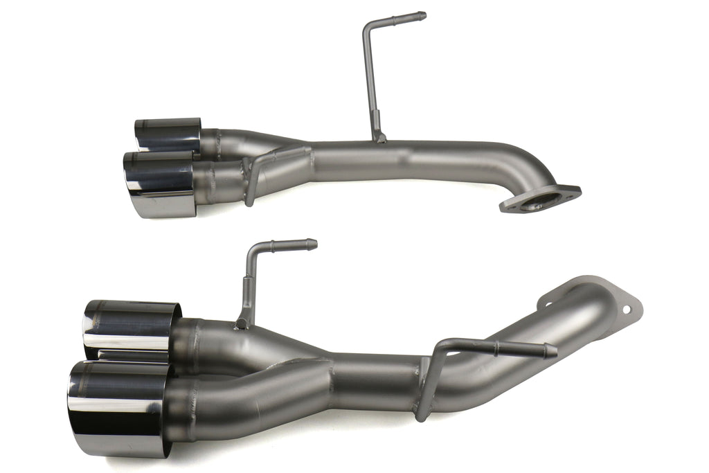 cp-e Austenite Off Road Axle Back Exhaust w/ Polished Tips - 2015-2021 Subaru WRX / STI