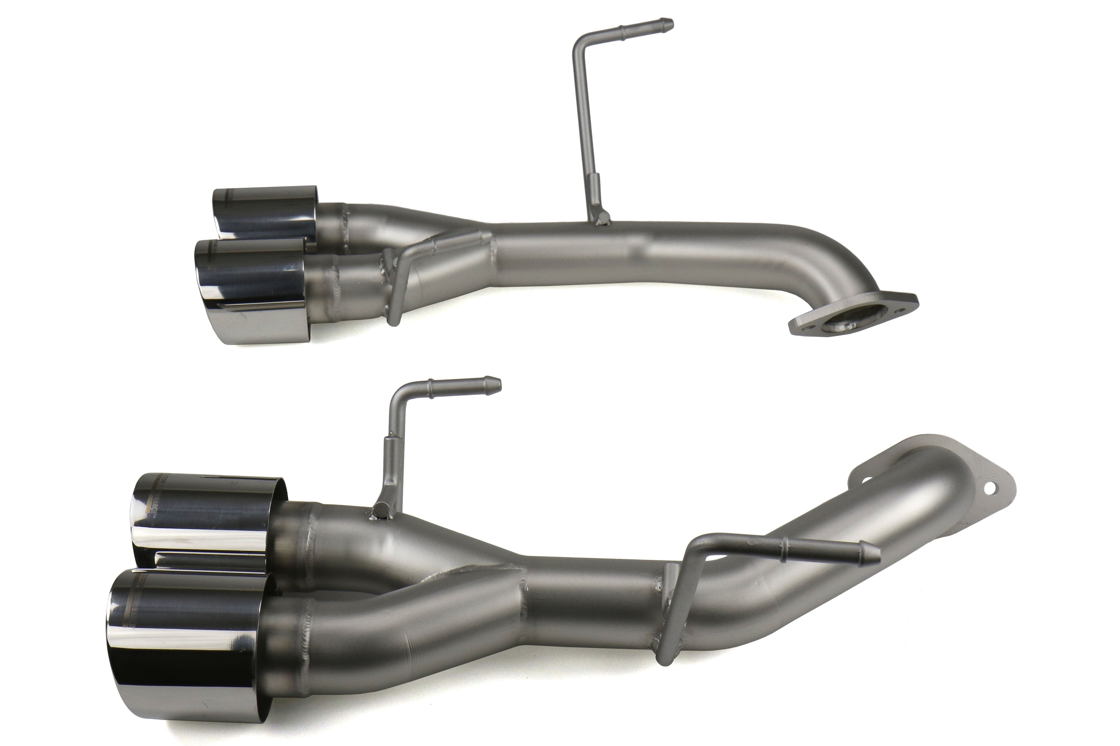 cp-e Austenite Off Road Axle Back Exhaust w/ Polished Tips - 2015-2021 Subaru WRX / STI