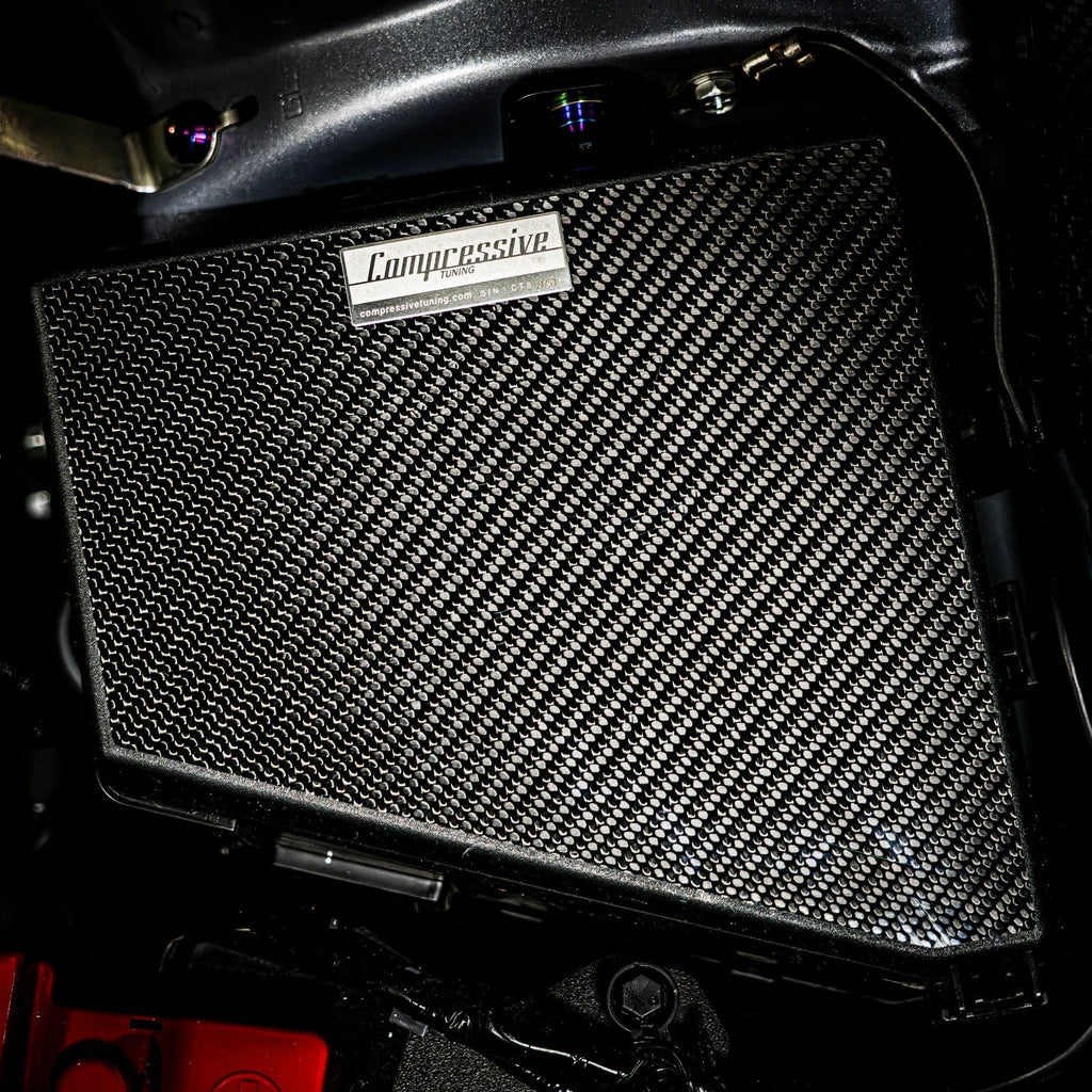 Compressive Tuning EngineArt Carbon Fiber Fuse Box Cover Plates - 2022-2026 Subaru WRX