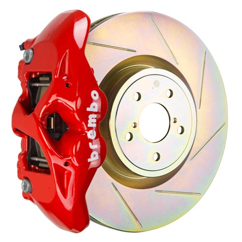 Brembo GT Systems Monobloc 4 Piston 326mm Slotted Red - Subaru Models (inc. 2002-2014 WRX)