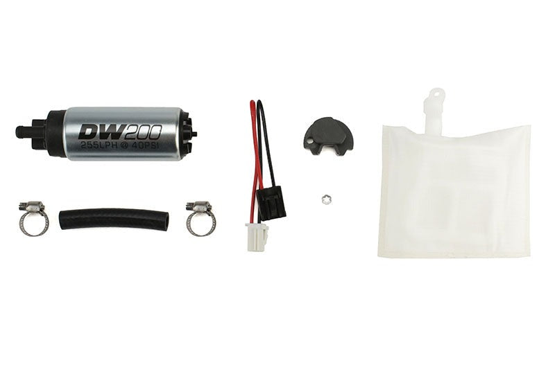 DeatschWerks DW200 Series Fuel Pump w/ Install Kit - Subaru Models (inc. 2002-2007 WRX / STI)