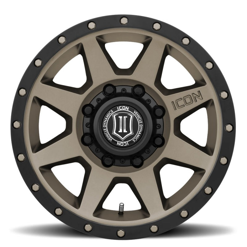 ICON Alloys Rebound HD 18x9 8x180 +12mm 5.5" Backspacing Bronze Wheel - 1818908955BR