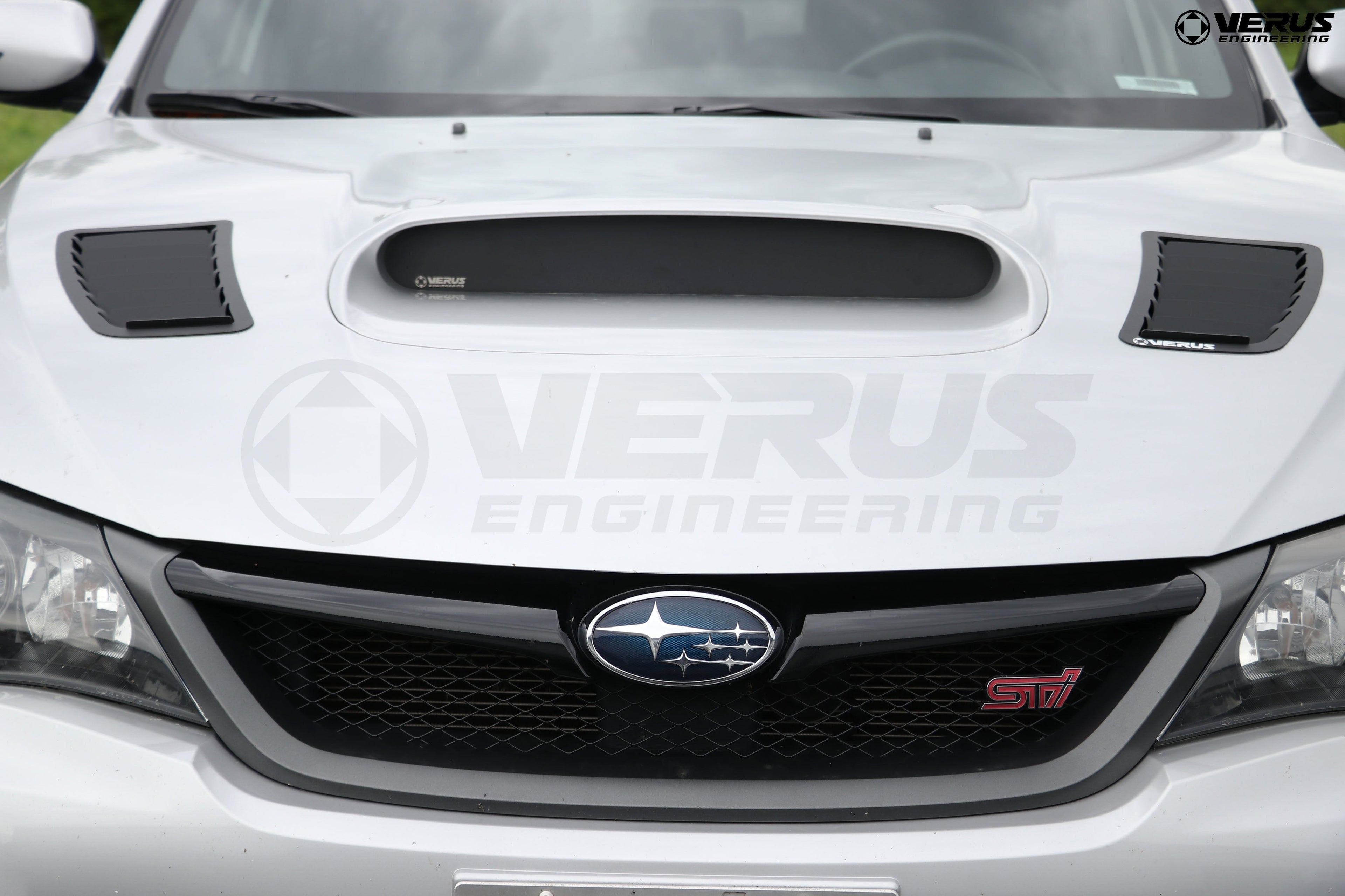 Verus Engineering OEM Hood Scoop Block-Off Kit - 2008-2014 Subaru WRX / STI