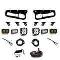 Baja Designs 21-25 Ford Bronco Squadron 2.0 Sport (Spot) & S2 Sprt D/C Clr /S2 SAE Ambr ST Bmpr w/UP