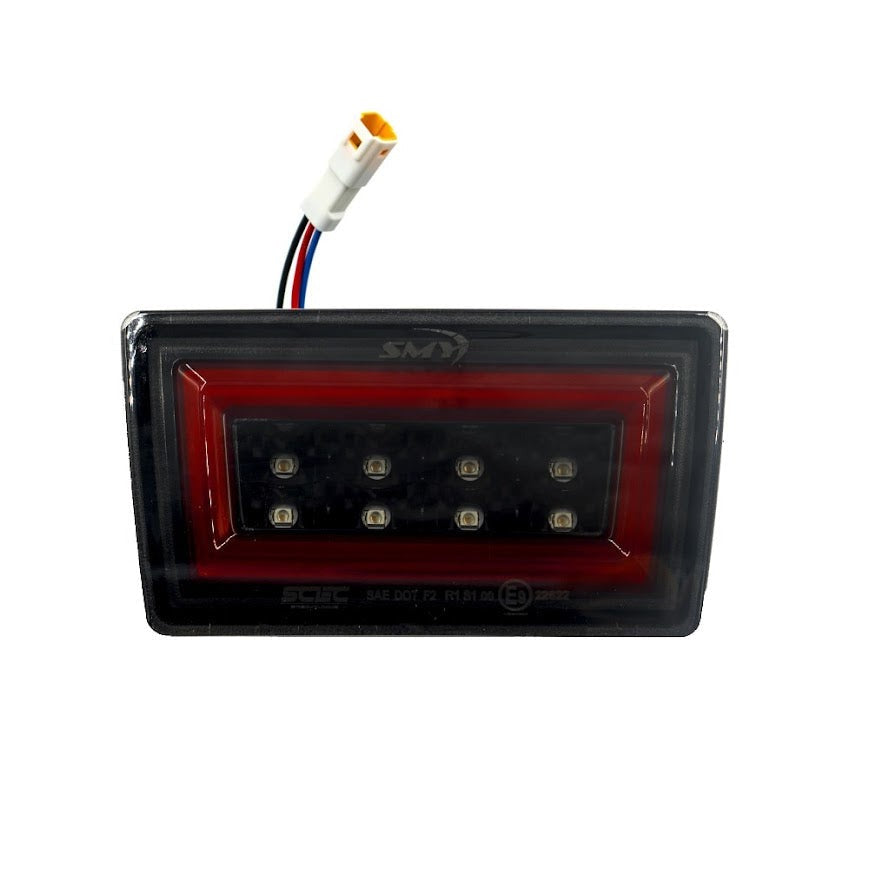 SMY F1 V3 Hyperflash (RBL) Smoked w/ DRL Red Light Bar - 2011-2014 Subaru WRX / STI