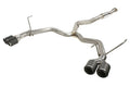 MBRP Race 3in Quad Carbon Fiber Tip Cat Back Exhaust - 2015-2021 Subaru WRX / STI