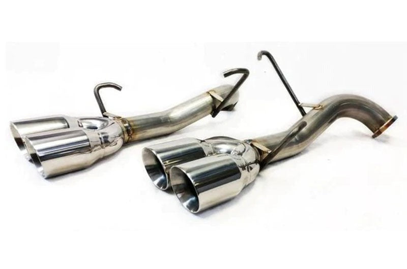 ETS Axle-Back Exhaust System No Muffler Polished Tips - 2022-2024 Subaru WRX