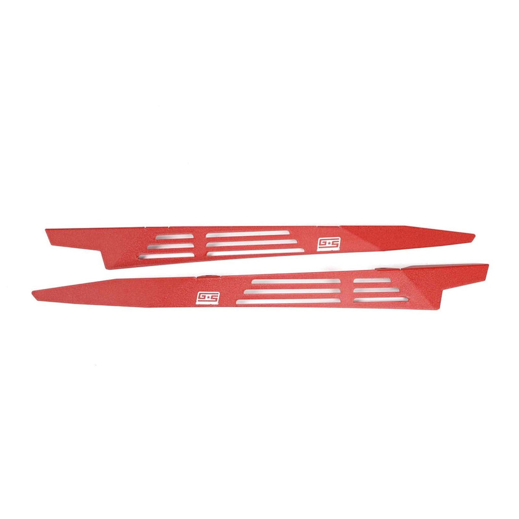 GrimmSpeed Fender Shrouds (Red) - 2008-2014 Subaru WRX / STI