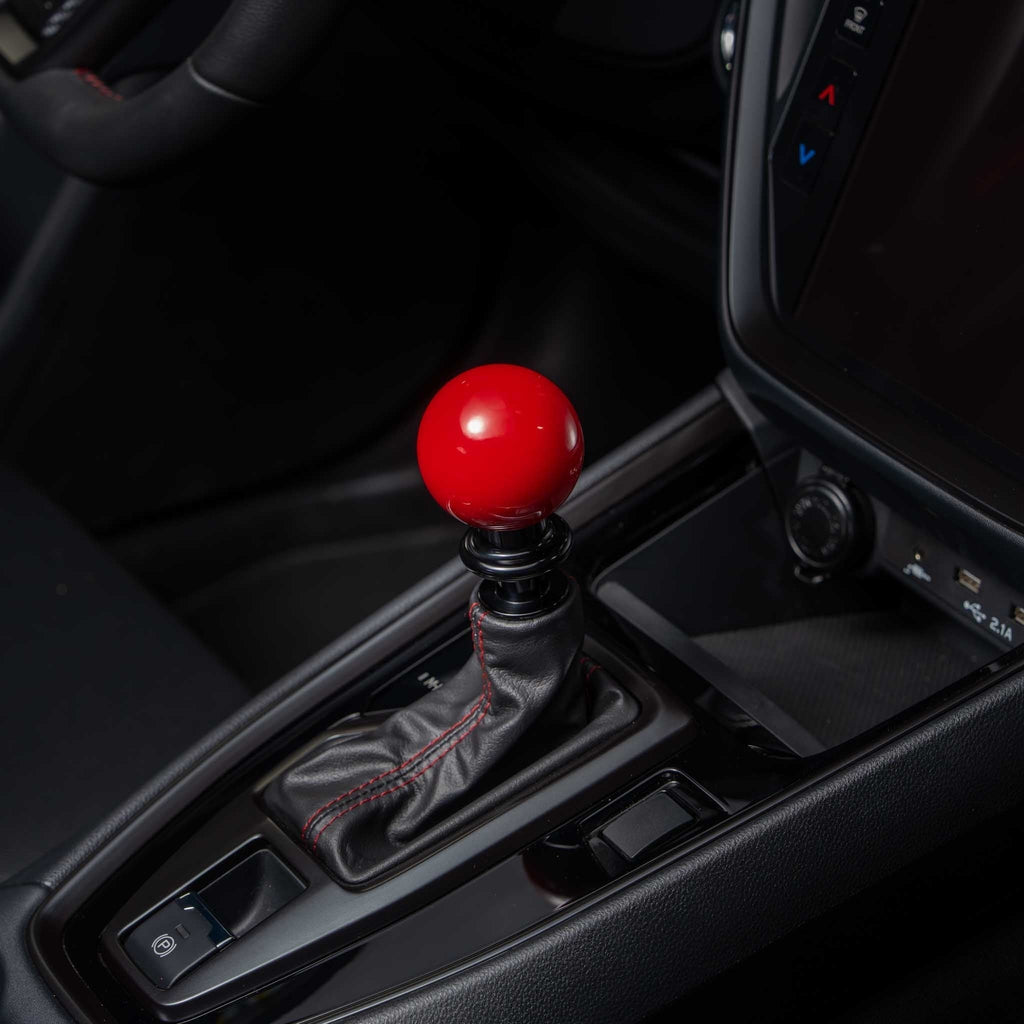 Billetworkz Automatic Shifter - Gloss Red - Fits Subaru CVT: WRX (15–21), Crosstrek (13–23), Forester (14–18), Impreza (12–23), Legacy/Outback (10–14)
