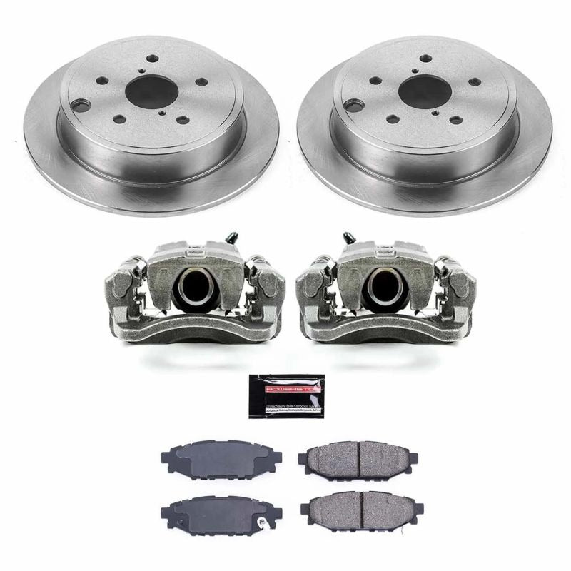 Power Stop Rear Autospecialty Brake Kit w/Calipers - 2015-2019 Subaru WRX