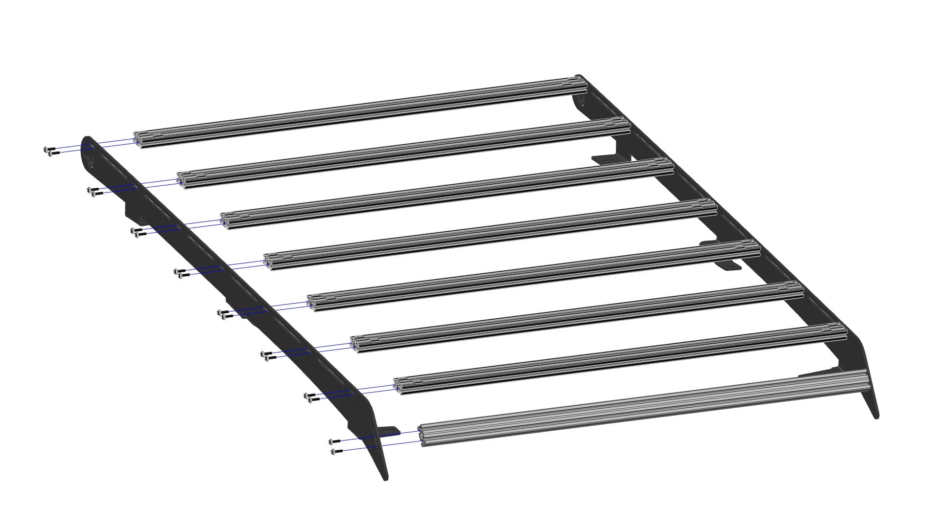 Honda Talon 4 Seat 2019-2021 Roof Rack Cutout for 40 Inch Light Bar Prinsu