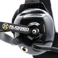 Rugged Radios FHS BTH FSI Headset w/ PTT Button / For David Clark / Sigtronics / Avcomm
