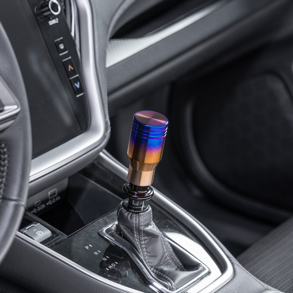 Billetworkz Titanium Torched Automatic Shifter - Fits Subaru CVT: WRX (2022+), Crosstrek (2024+), Forester (2025+), Impreza (2024+), Legacy/Outback (2015+)