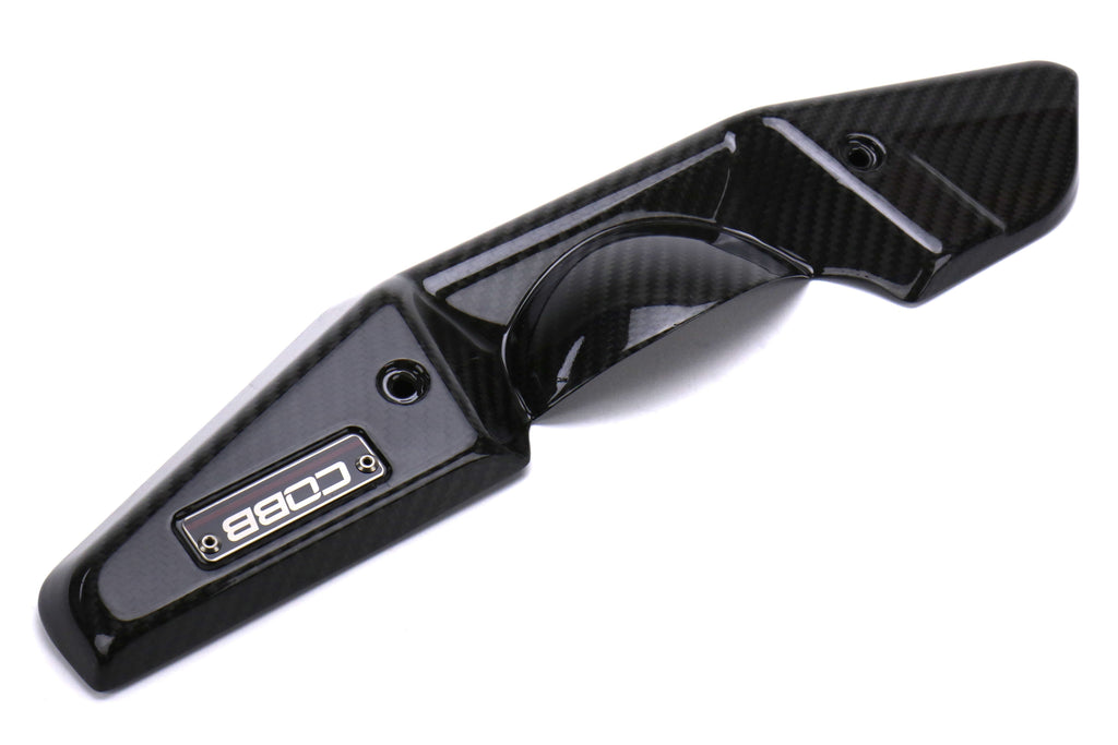 Cobb Redline Carbon Fiber Alternator Cover - Gloss Finish - 2008-2021 Subaru STI / 2008-2014 Subaru WRX