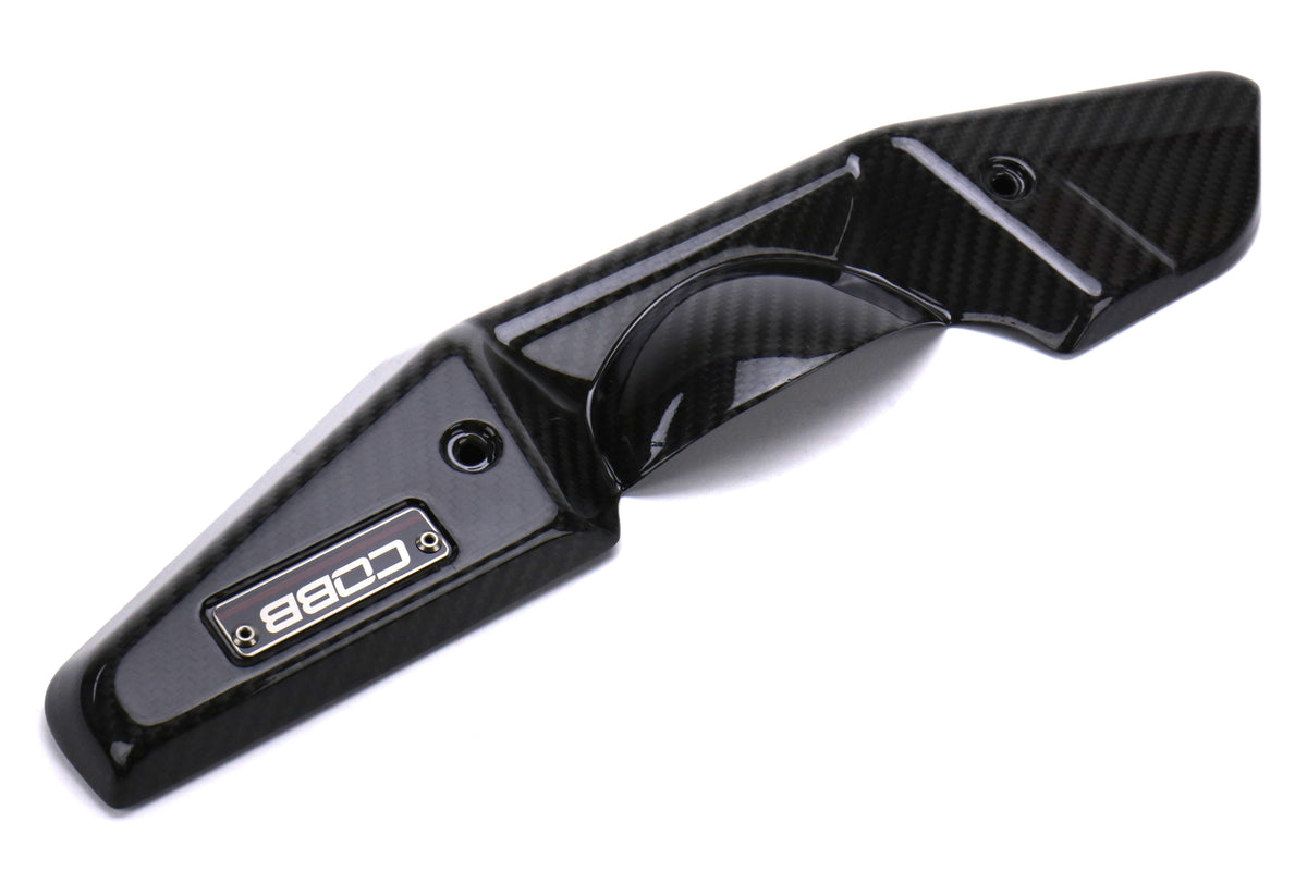 Cobb Redline Carbon Fiber Alternator Cover - Gloss Finish - 2008-2021 Subaru STI / 2008-2014 Subaru WRX
