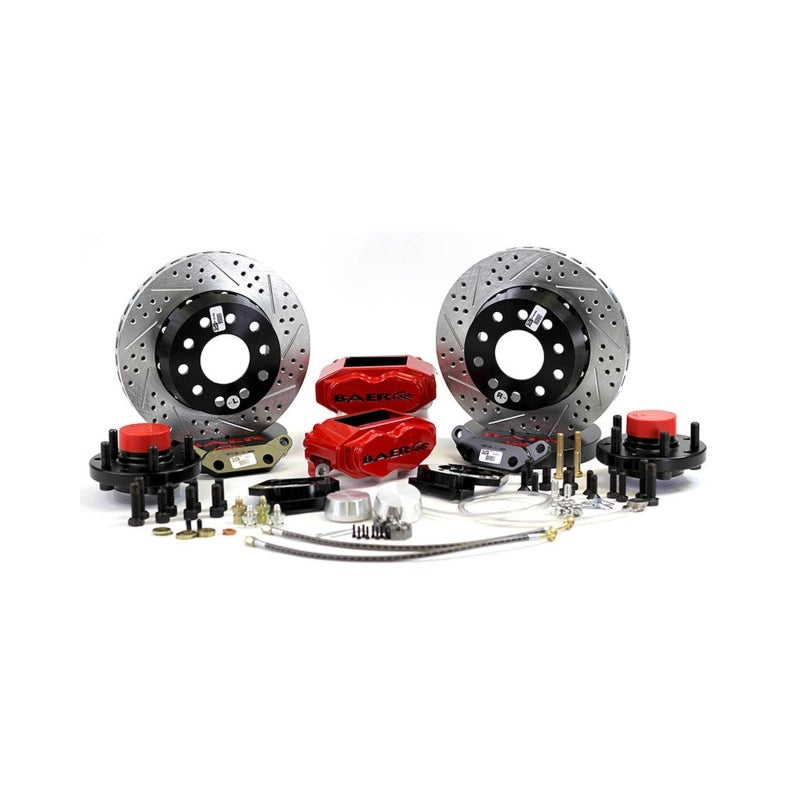 Baer Brakes 64-72 Buick Skylark STD Studs 11in SS4+ Front SDZ Brake Kit - Silver