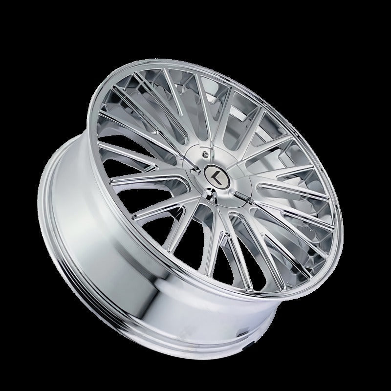 Kraze KR185 Double Down 17x8 5x108/114.3 +38 Offset Chrome Wheel