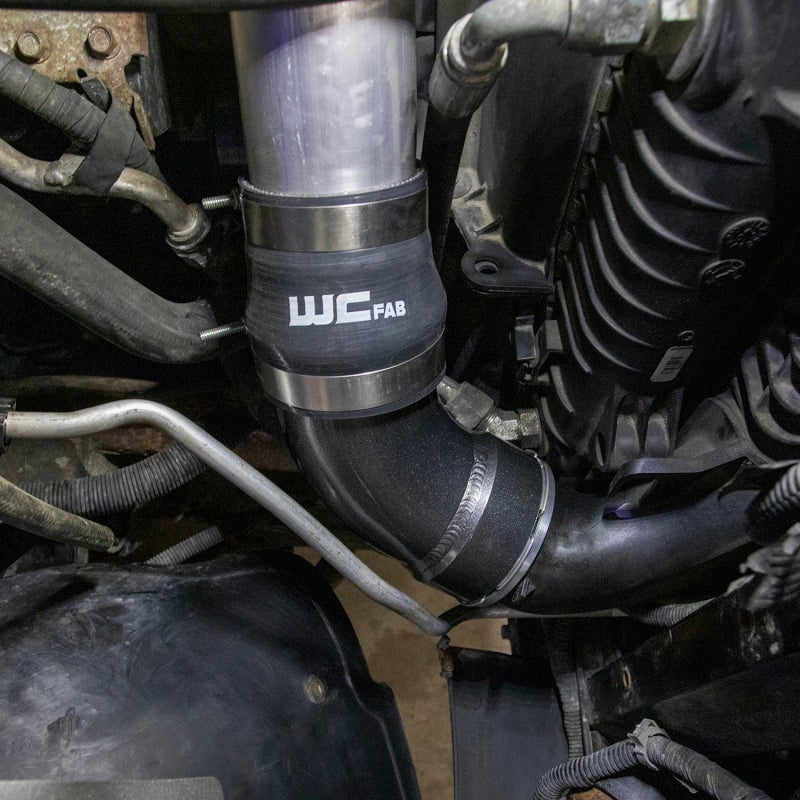Wehrli 06-10 GM Duramax LBZ/LMM Intercooler Outlet Elbow Kit - Candy Red
