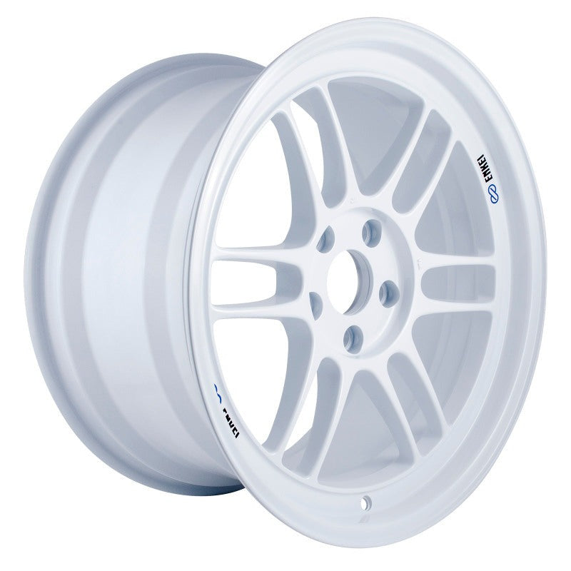 Enkei RPF1 18x9.5 5x114.3 38mm Offset 73mm Center Bore - Vanquish White (Single Wheel) (STI w/ Brembos Require Wheel Spacers)