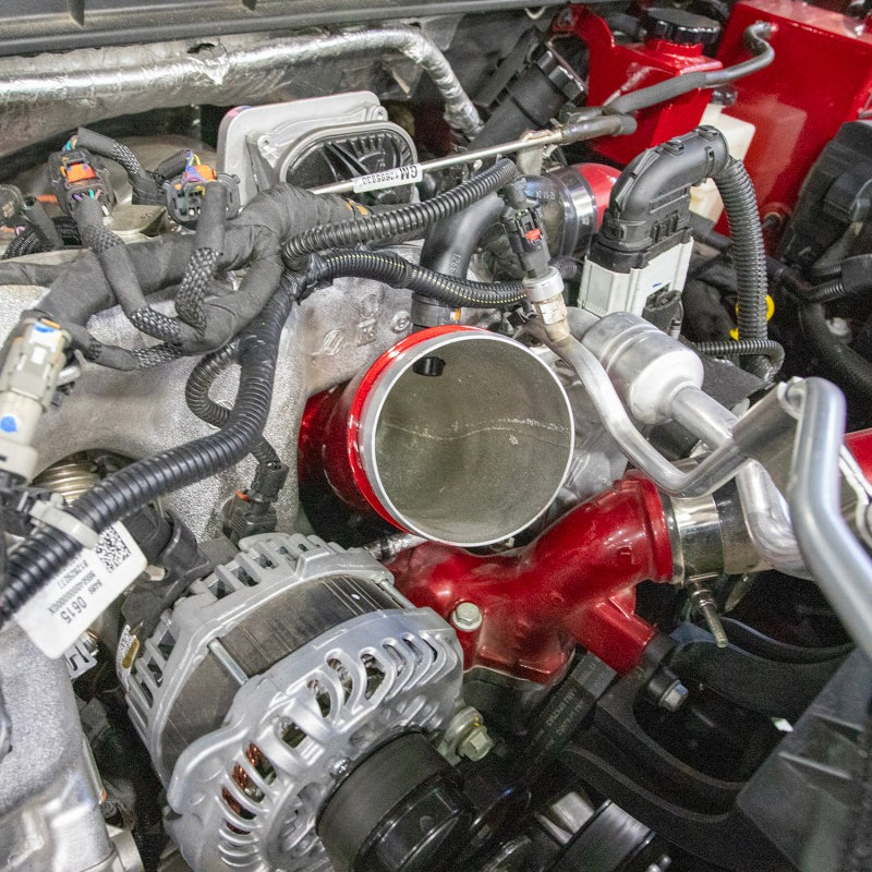 Wehrli 17-26 GM Duramax L5P High Flow Intake Horn - Flat Black