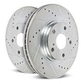 Power Stop Evolution Drilled & Slotted Rotors - Front - 2019-2021 Subaru Ascent