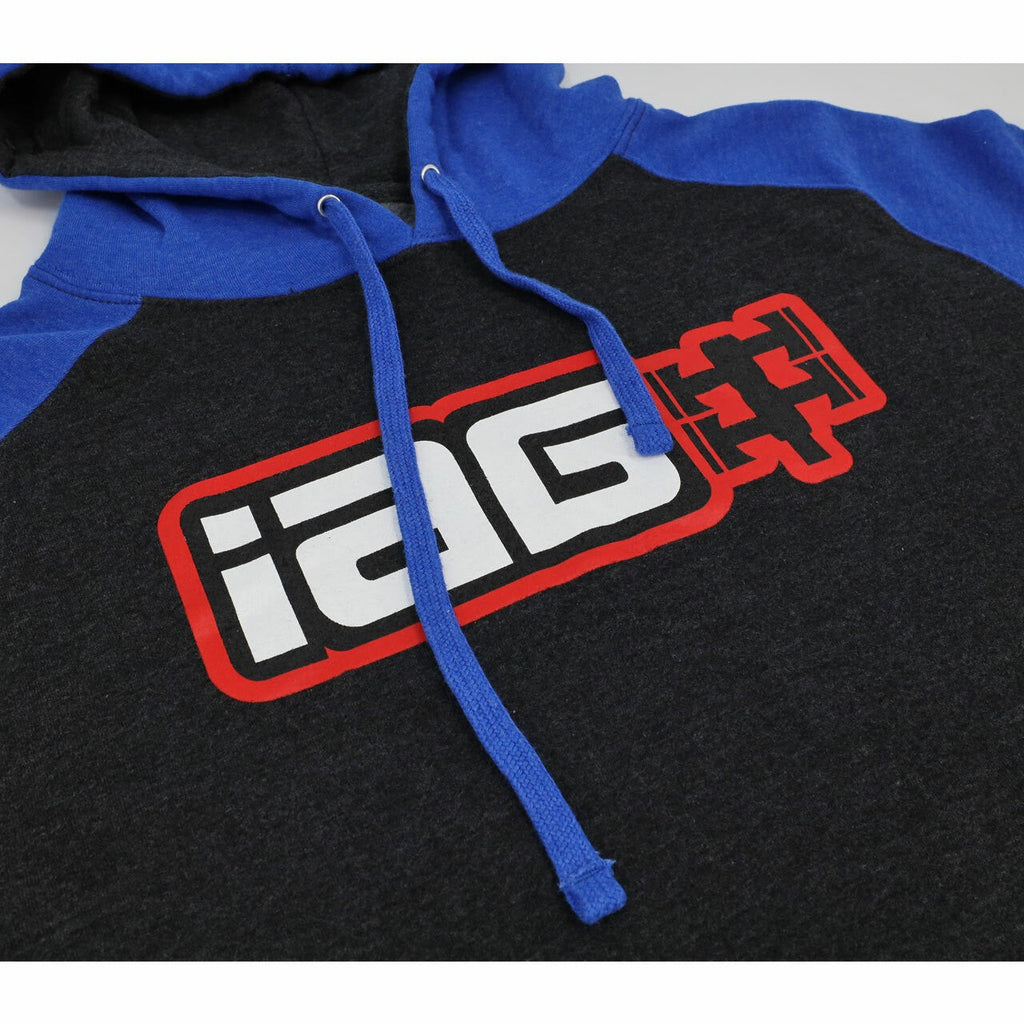 IAG Performance IAG Boxer Logo Hoodie (Black & Blue) - Size 2XL