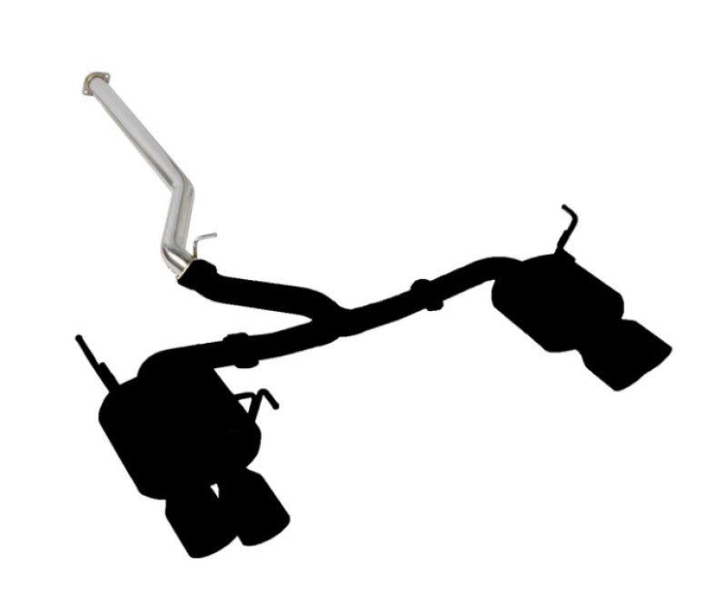 Remark Sports Touring Spec Catback Exhaust - 4in. SS Quad Tips (Non-Resonated) - 2022-2026 Subaru WRX (VB)