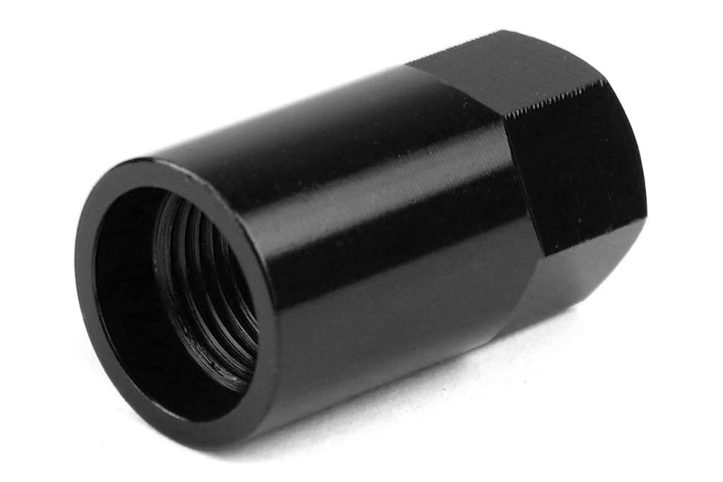 Wheelmate Valve Caps w/ TPMS Valve Step Sleeves Black - Universal