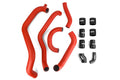 PERRIN Boost Tube Kit Red Piping with Black Couplers - 2002-2007 Subaru WRX / STI