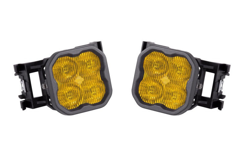 Diode Dynamics SS3 Max Type X Fog Light Kit ABL - Yellow SAE - Universal