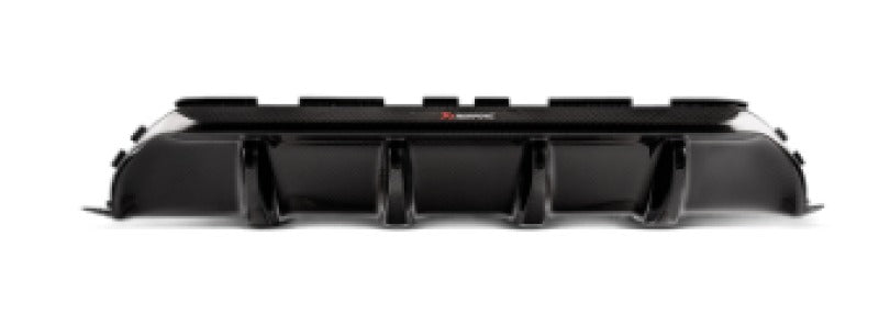 Akrapovic Rear Carbon Fiber Diffuser High Gloss with Red/White Akrapovic Logo for 2018+ BMW M5 (F90) - DI-BM/CA/5/G/RS