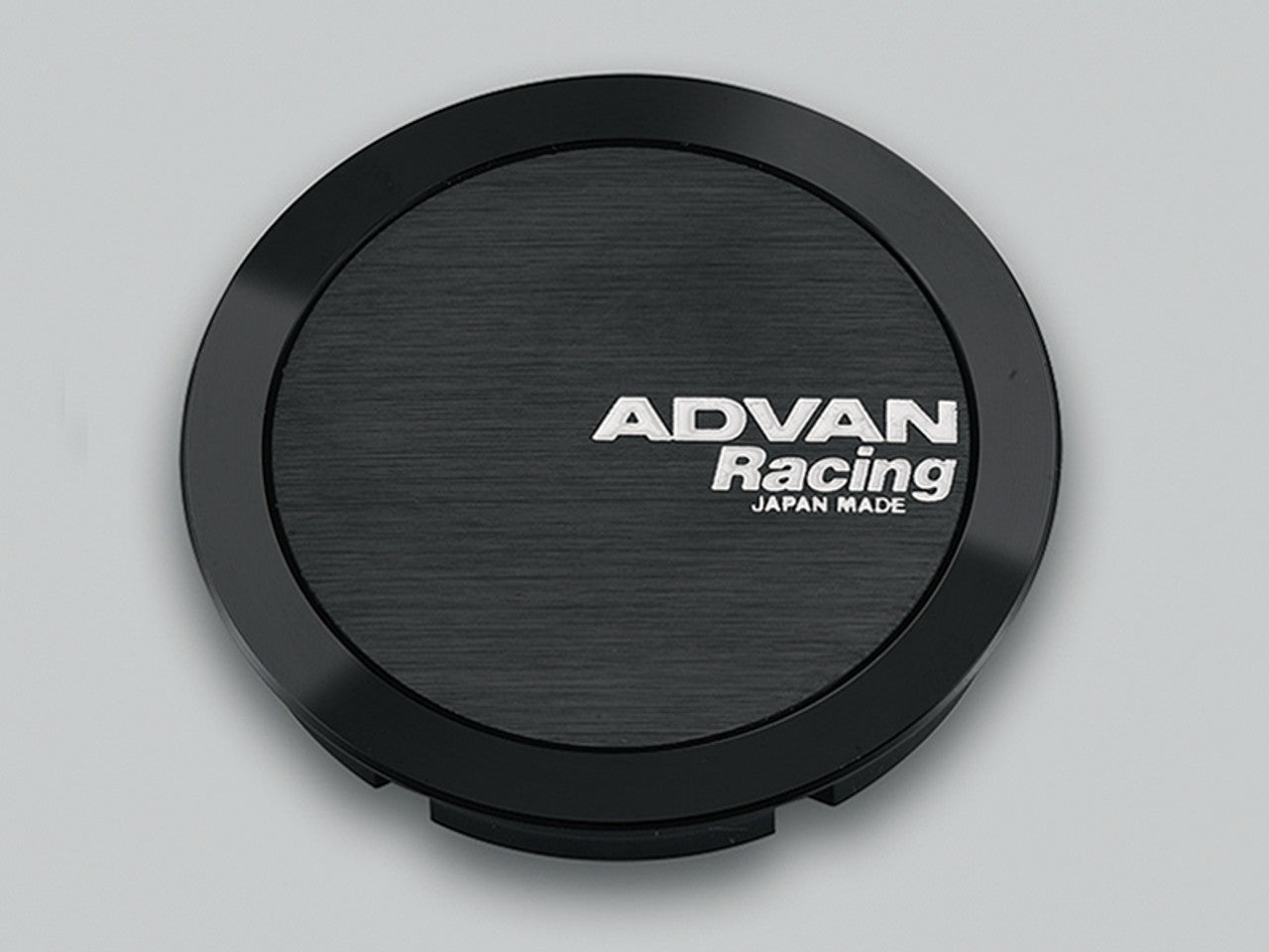 Advan Racing Center Cap 63MM Full Flat Type Flat Black - Universal