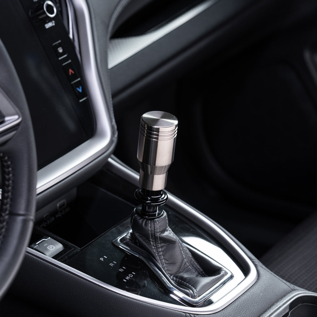 Billetworkz Titanium Brushed Automatic Shifter - Subaru CVT: WRX (2022+), Crosstrek (2024+), Forester (2025+), Impreza (2024+), Legacy/Outback (2015+)