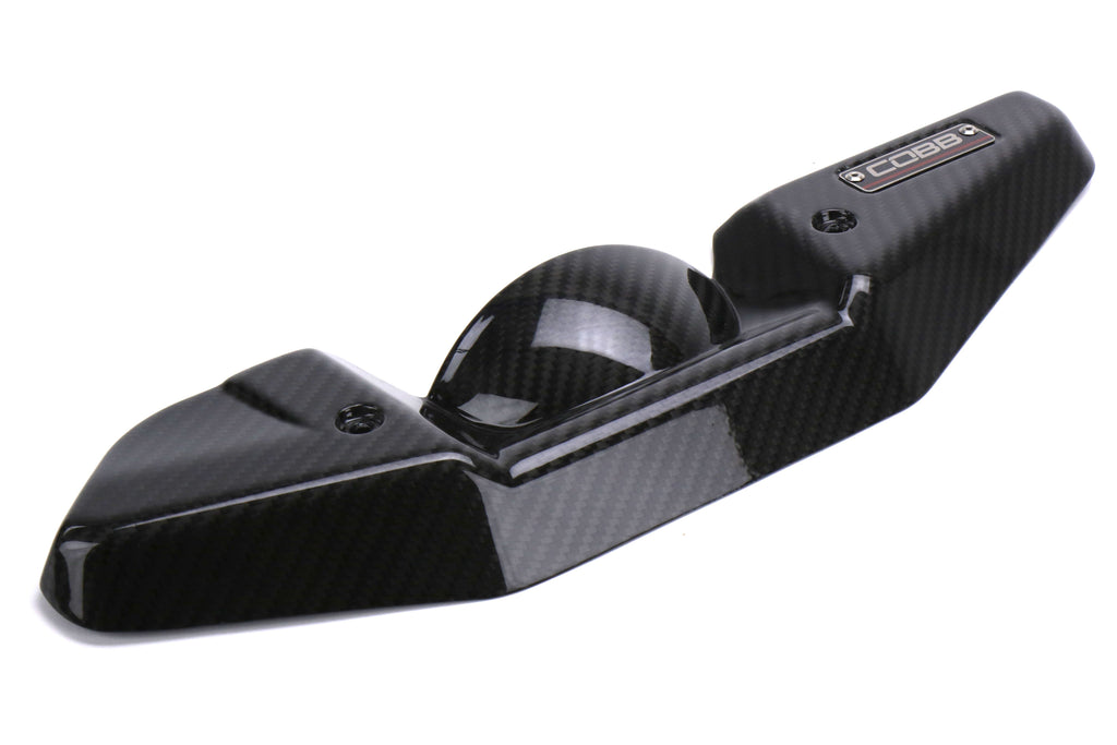 Cobb Redline Carbon Fiber Alternator Cover - Gloss Finish - 2008-2021 Subaru STI / 2008-2014 Subaru WRX