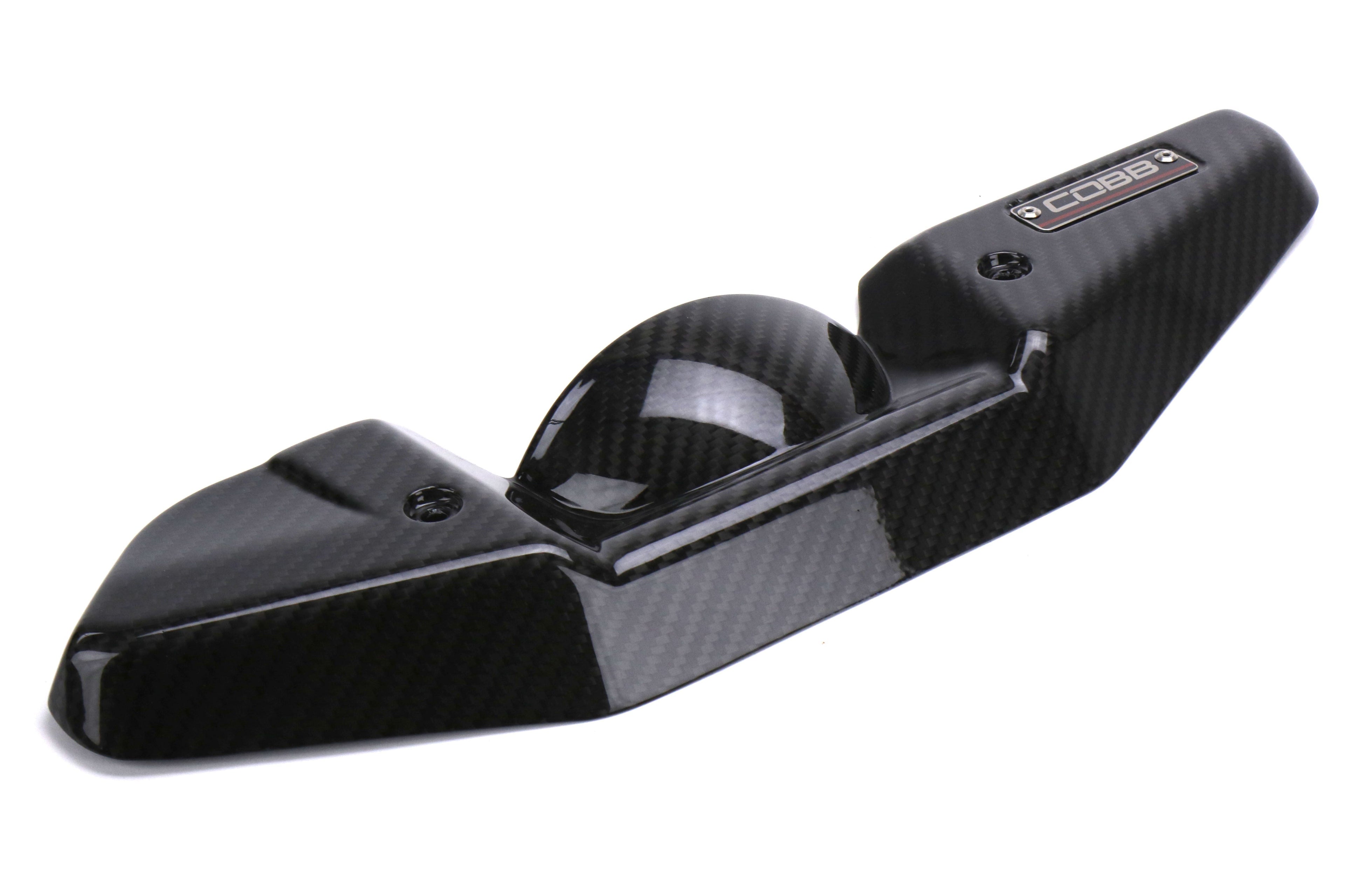 Cobb Redline Carbon Fiber Alternator Cover - Gloss Finish - 2008-2021 Subaru STI / 2008-2014 Subaru WRX