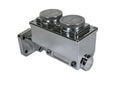 Baer Brakes Mopar 1-1/8in Bore Remaster 4-Bolt Right Port Master Cylinder Assembly - Polished