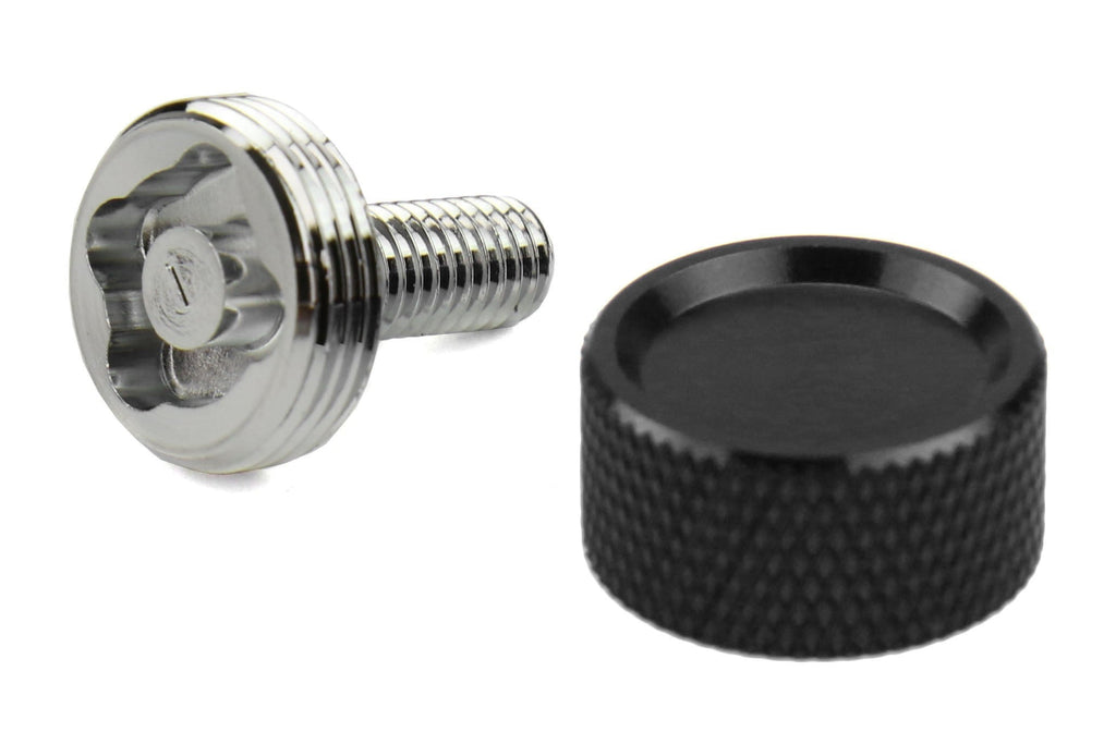 Project Kics Leggdura License Plate Lock Bolt Set Black - Universal