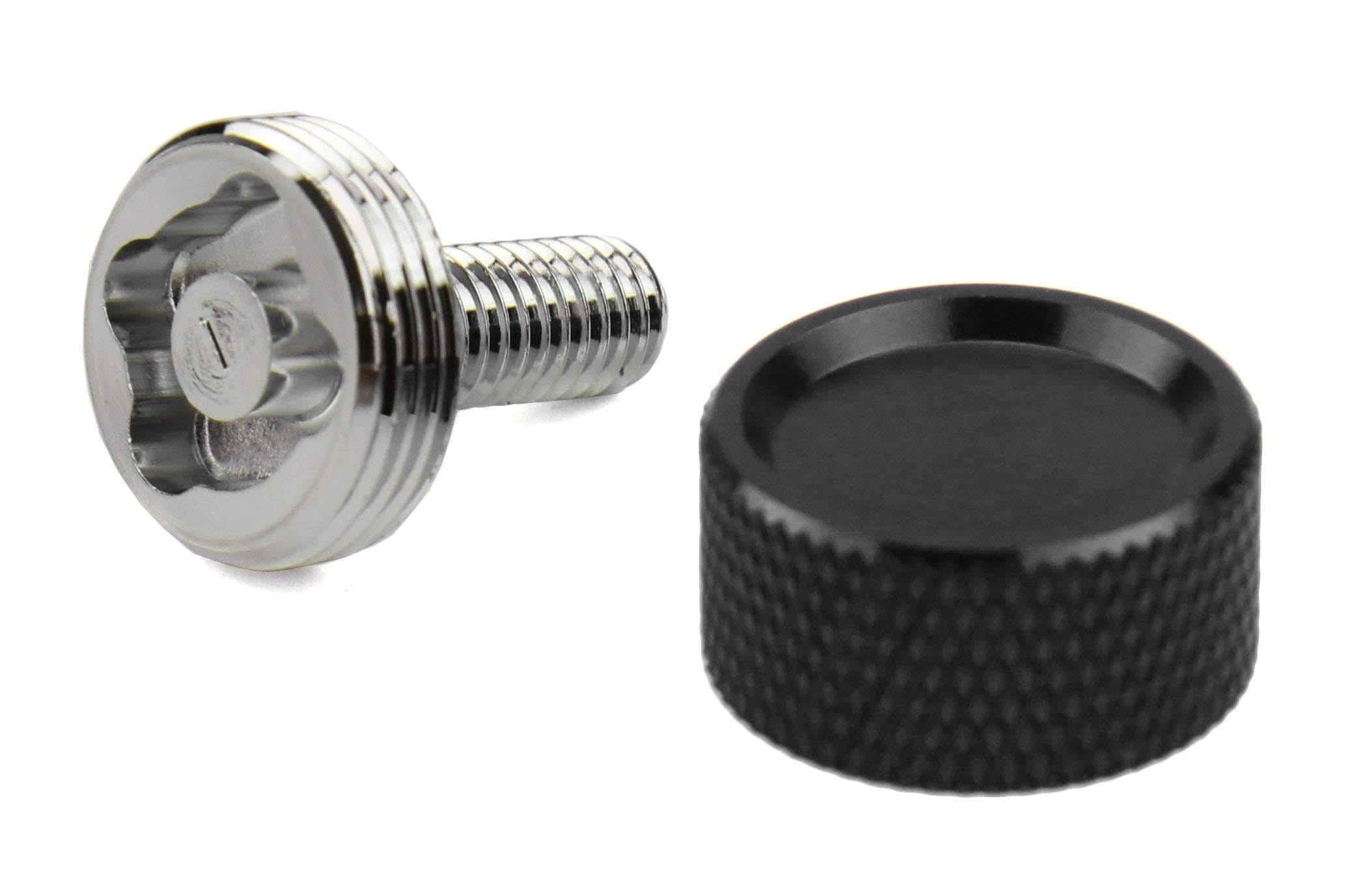 Project Kics Leggdura License Plate Lock Bolt Set Black - Universal