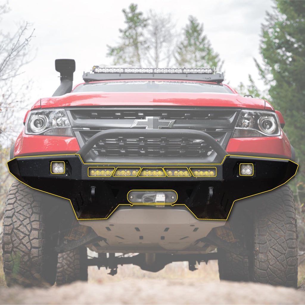 Chevy Colorado ZR2 Classic Front Bumper 15-20 Colorado ZR2 CBI Offroad