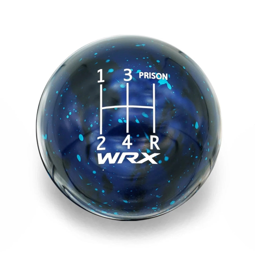 Billetworkz Cosmic Space Shift Knob - 5 Speed WRX Jail-Prison Engraving - Subaru WRX