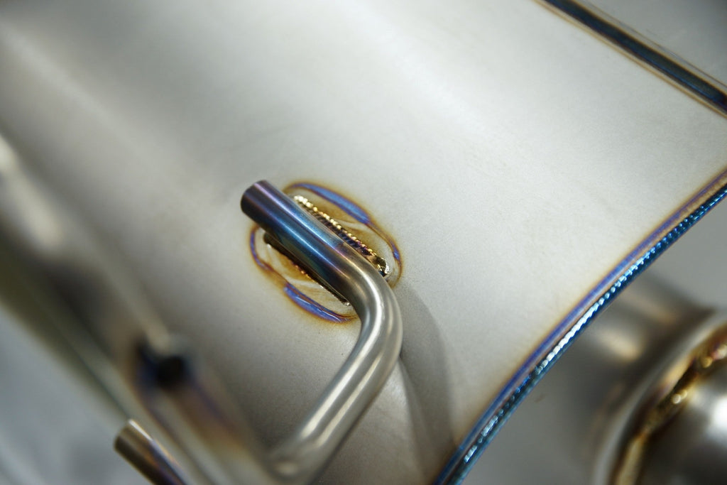 HKS Super Turbo Muffler Titanium Exhaust - 2015-2021 Subaru WRX / STI