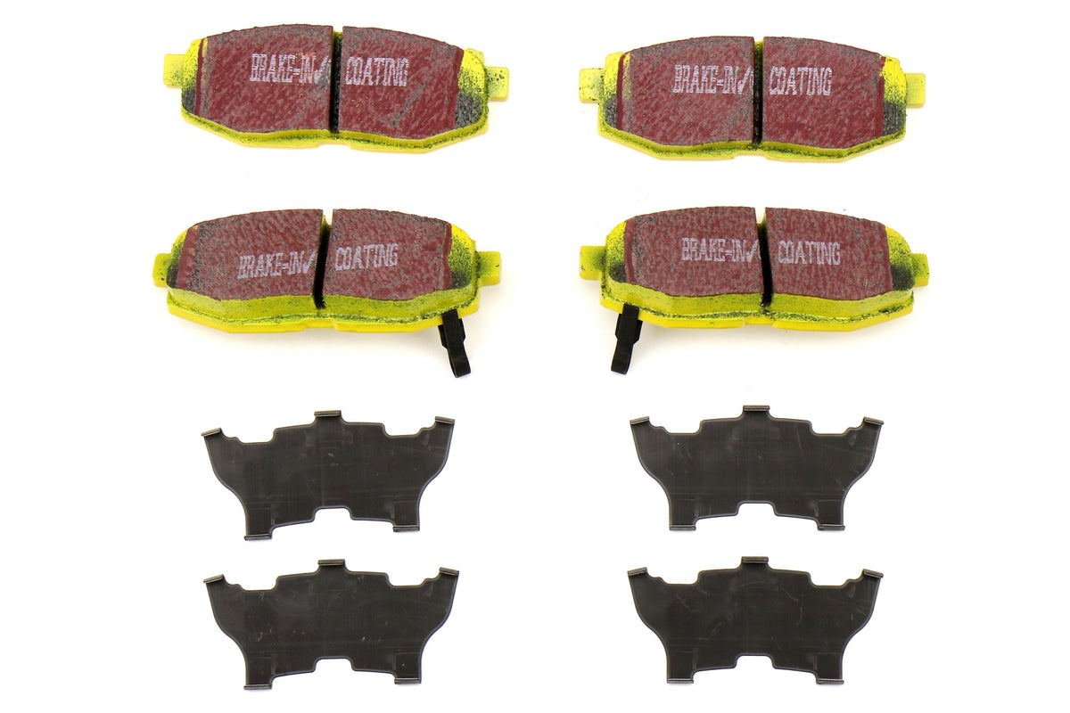 EBC Brakes Yellowstuff Street And Track Rear Brake Pads - 2022-2026 Subaru WRX (Manual Parking Brake) / 2013-2016 Scion FR-S / 2013+ Subaru BRZ / 2017-2020 Toyota GT86)