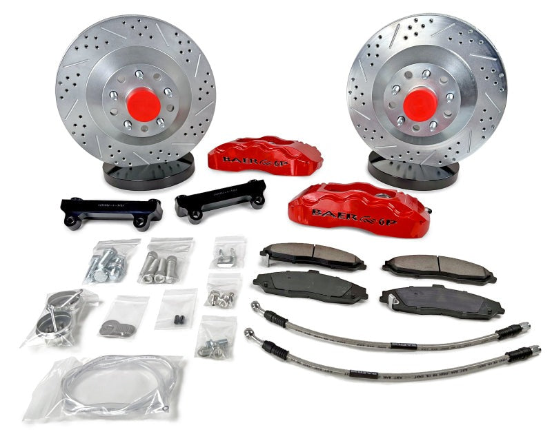 Baer Brakes 1970 Ford Fairlane 13in Pro Front SDZ Brake Kit - Silver