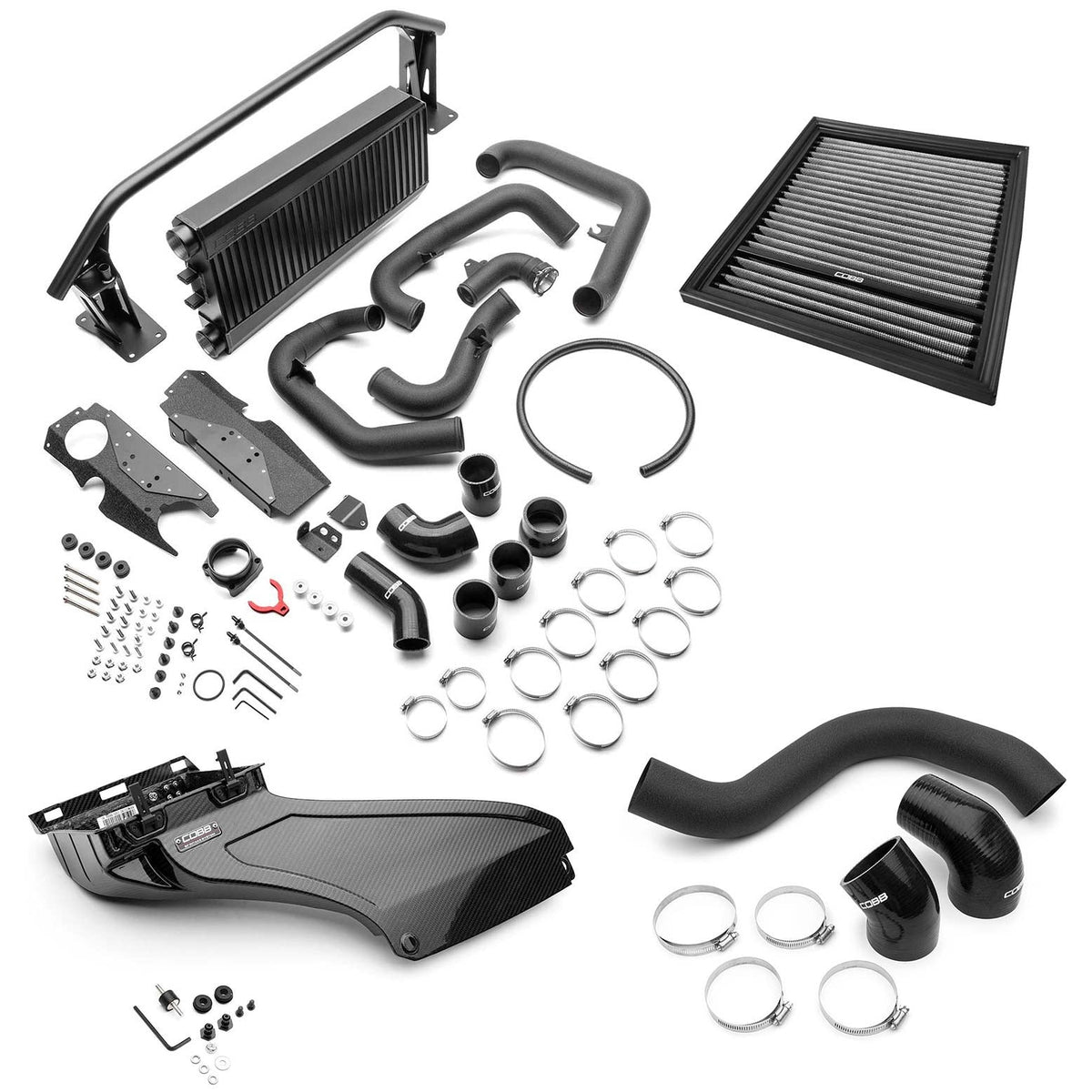 Cobb FMIC + Redline Intake Package - Black - 2022-2026 Subaru WRX