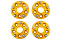 ISC Suspension 5x100 to 5x114.3 25mm Wheel Adapters Gold - Subaru Models (inc. 2002-2014 WRX)