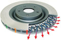 DBA Front Slotted 4000 Series Rotor - 2017-2021 Subaru STI