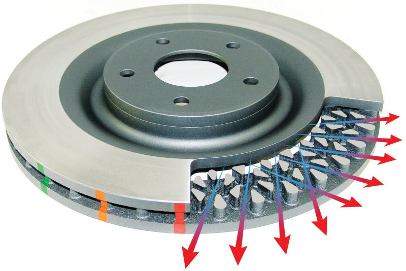 DBA Front Slotted 4000 Series Rotor - 2017-2021 Subaru STI